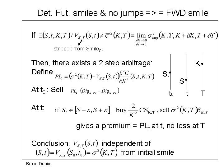 Det. Fut. smiles & no jumps => = FWD smile If stripped from Smile.