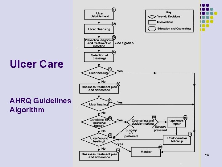 Ulcer Care AHRQ Guidelines Algorithm 24 