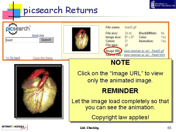picsearch Returns NOTE Click on the “Image URL” to view only the animated image.