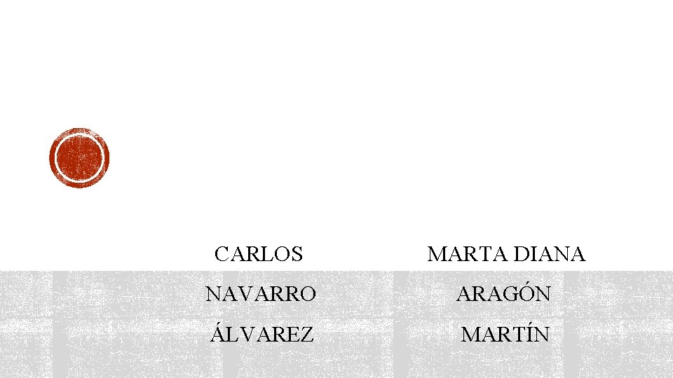 CARLOS MARTA DIANA NAVARRO ARAGÓN ÁLVAREZ MARTÍN 
