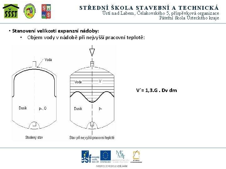 STŘEDNÍ ŠKOLA STAVEBNÍ A TECHNICKÁ Ústí nad Labem, Čelakovského 5, příspěvková organizace Páteřní škola