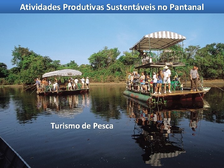 Atividades Produtivas Sustentáveis no Pantanal Turismo de Pesca 