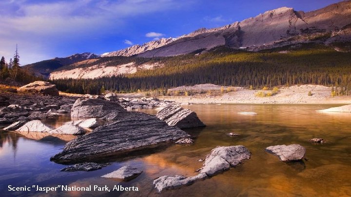 Scenic “Jasper“National Park, Alberta 