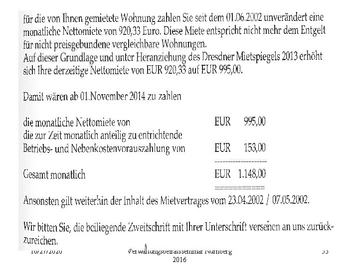 10/27/2020 Verwaltungsbeiratsseminar Nürnberg 2016 53 