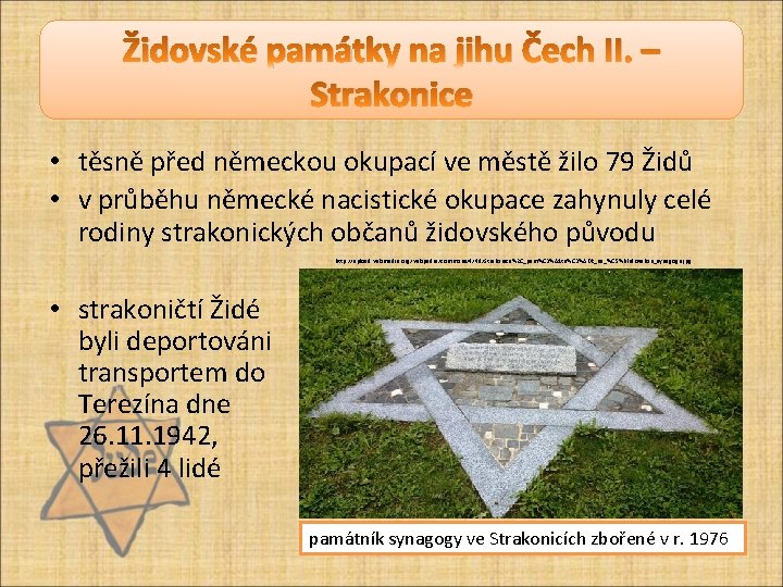 Židovské památky na jihu Čech II. – Strakonice • těsně před německou okupací ve