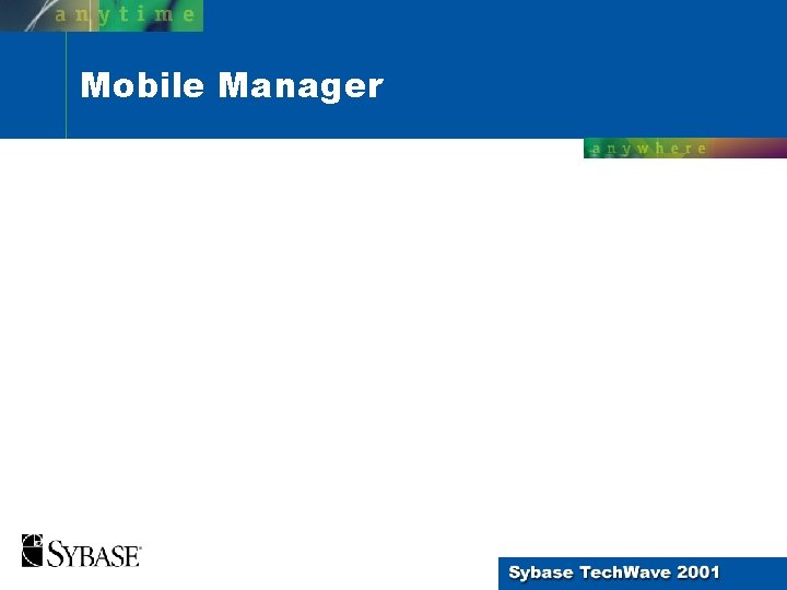 Mobile Manager Mobile Manager