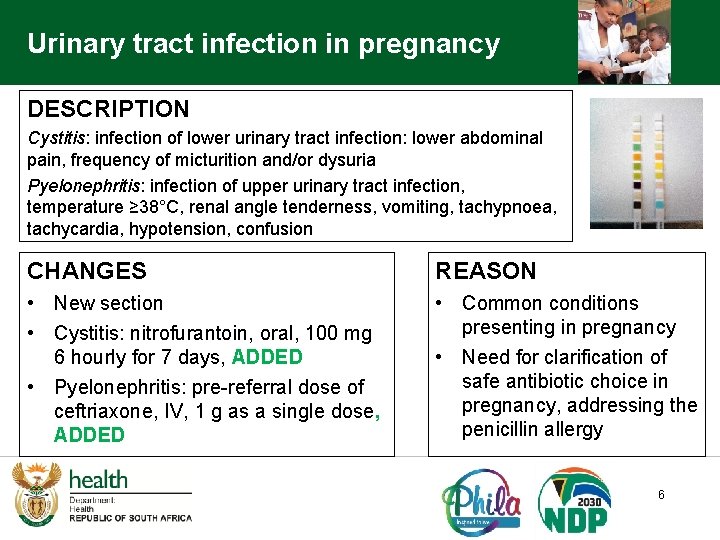 Urinary tract infection in pregnancy DESCRIPTION Cystitis: infection of lower urinary tract infection: lower