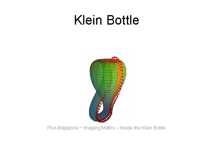 Klein Bottle Plus Magazine ~ Imaging Maths – Inside the Klein Bottle 