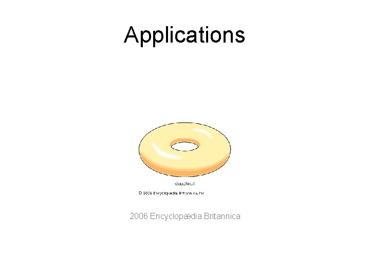 Applications 2006 Encyclopædia Britannica 