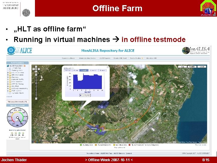 Offline Farm • „HLT as offline farm“ • Running in virtual machines in offline