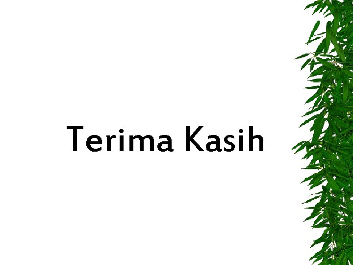 Terima Kasih 
