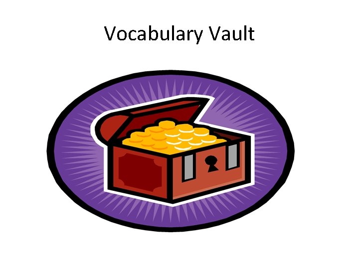 Vocabulary Vault 