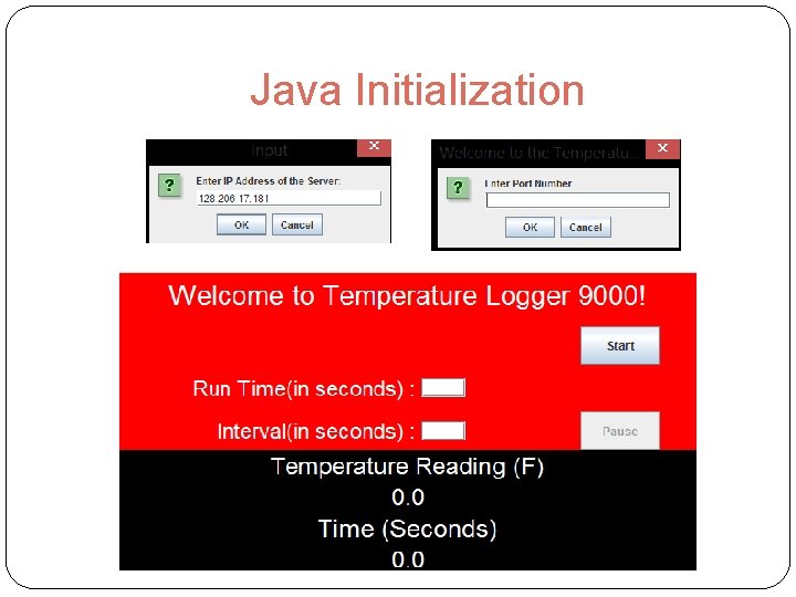 Java Initialization 