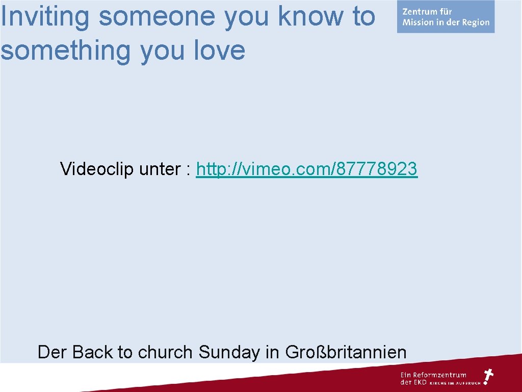 Inviting someone you know to something you love Videoclip unter : http: //vimeo. com/87778923