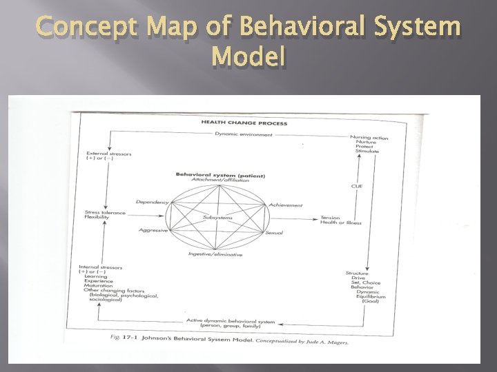 Concept Map of Behavioral System Model 