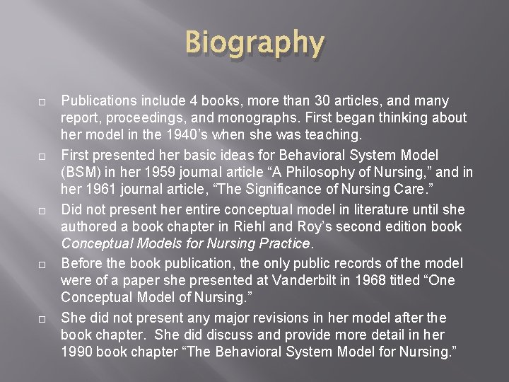 Biography Publications include 4 books, more than 30 articles, and many report, proceedings, and