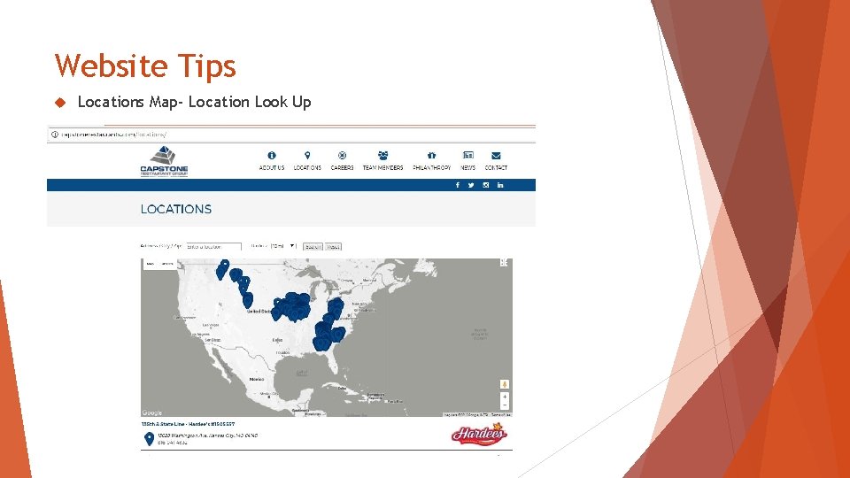 Website Tips Locations Map- Location Look Up Website Tips Locations Map- Location Look Up