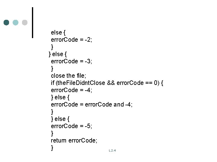 else { error. Code = -2; } } else { error. Code = -3; else { error. Code = -2; } } else { error. Code = -3;