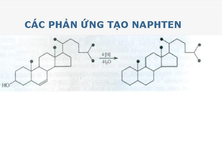 CÁC PHẢN ỨNG TẠO NAPHTEN 22 