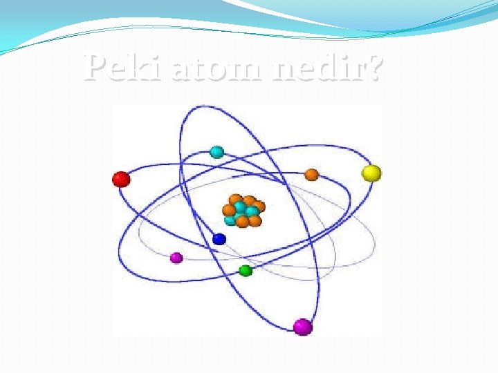 Peki atom nedir? 