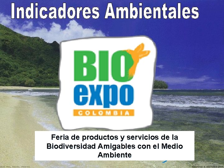 Feria de productos y servicios de la Biodiversidad Amigables con el Medio Ambiente 