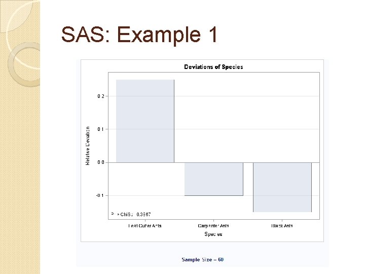 SAS: Example 1 