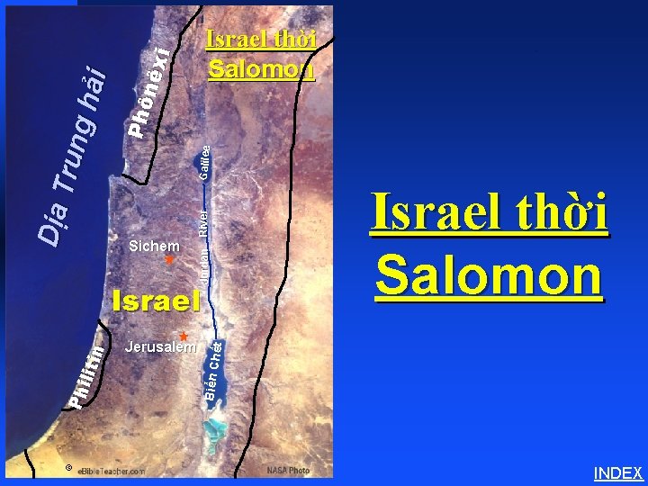 River Jordan Sichem ết Jerusalem Israel thời Salomon Biển Ch Phi liti n Israel