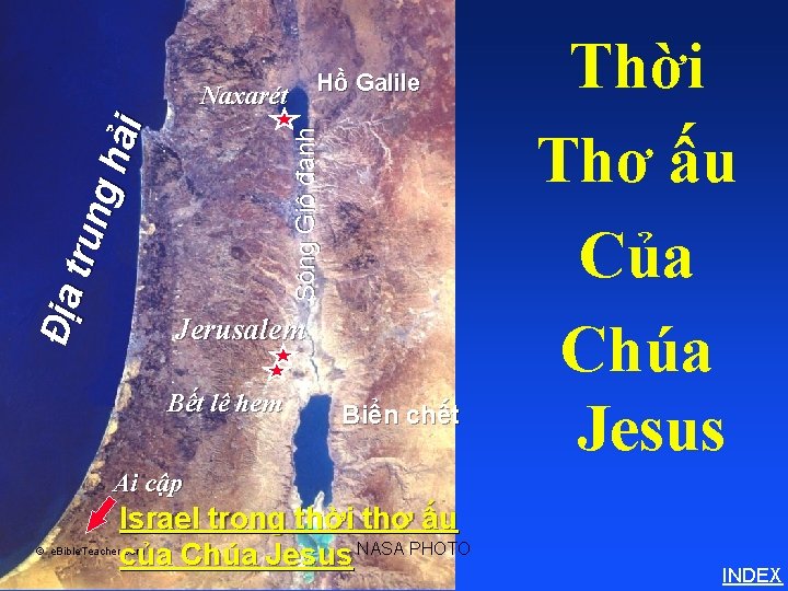 Thời Thơ ấu Của Chúa Jesus Childhood of Jesus Hồ Galile Sông Giô đanh