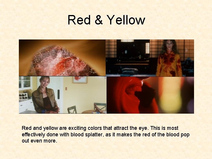 Red & Yellow Red and yellow are exciting colors that attract the eye. This Red & Yellow Red and yellow are exciting colors that attract the eye. This