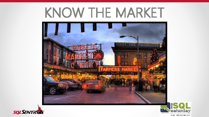 KNOW THE MARKET 