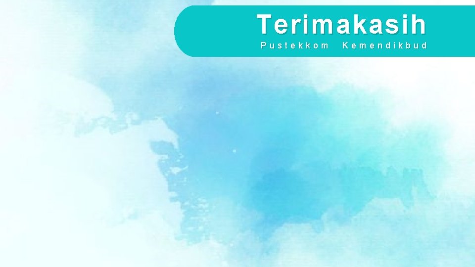 Terimakasih Pustekkom Kemendikbud 