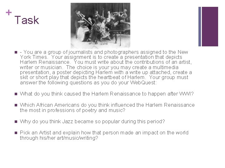 MAT675 2 2 B Harlem Renaissance Web Quest