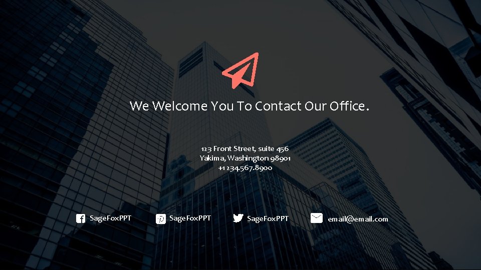 We Welcome You To Contact Our Office. 123 Front Street, suite 456 Yakima, Washington