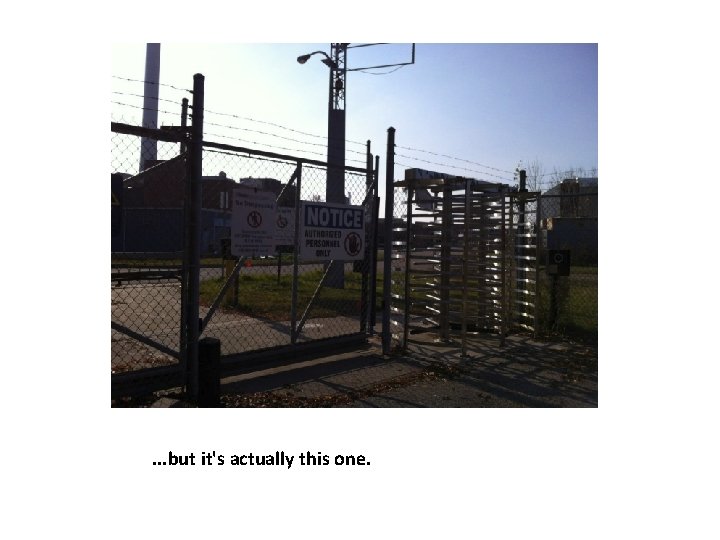 . . . but it's actually this one. 