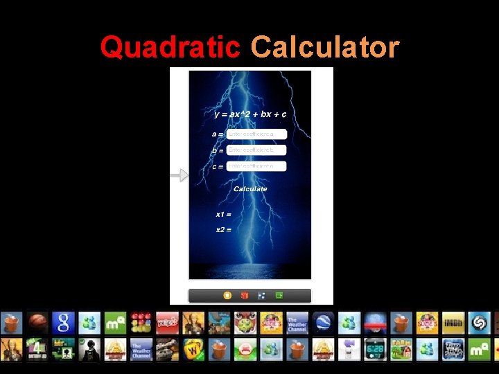 Quadratic Calculator 