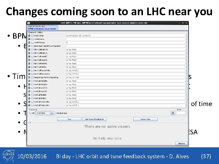 Changes coming soon to an LHC near you • BPM calibration collection (BI-QP request)