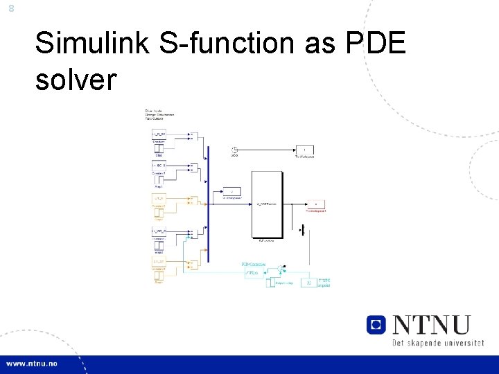 8 Simulink S-function as PDE solver 