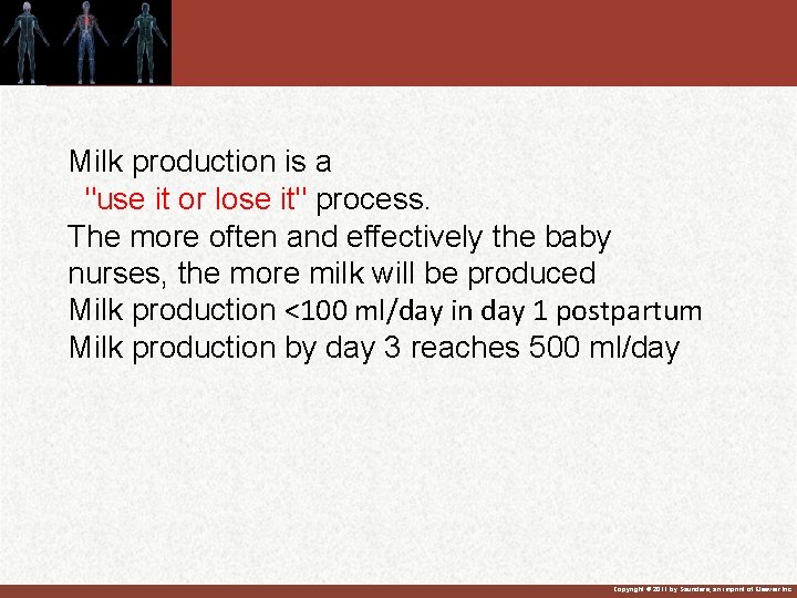 Milk production is a "use it or lose it" process. The more often and