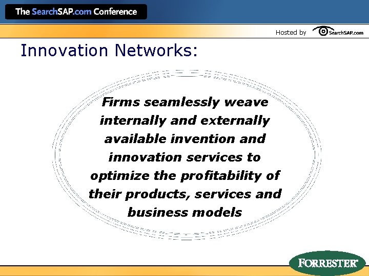Hosted by Innovation Networks: Firms seamlessly weave internally and externally available invention and innovation