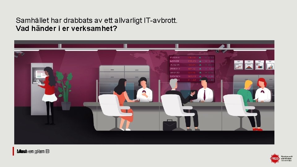 Samhället har drabbats av ett allvarligt IT-avbrott. Vad händer i er verksamhet? Med en