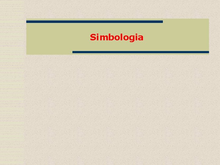 Simbologia 