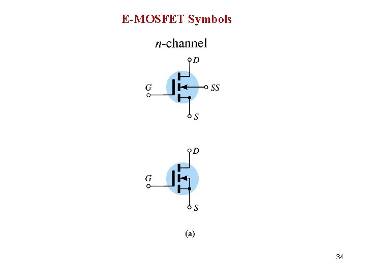 E-MOSFET Symbols 34 