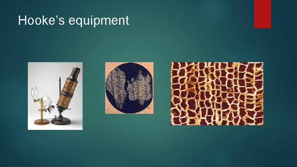 Hooke’s equipment 
