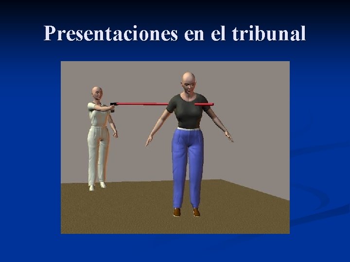 Presentaciones en el tribunal 