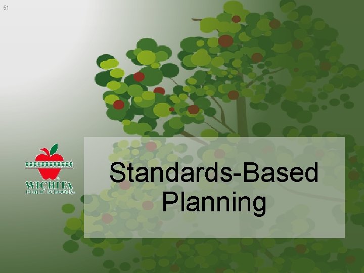 51 Standards-Based Planning 