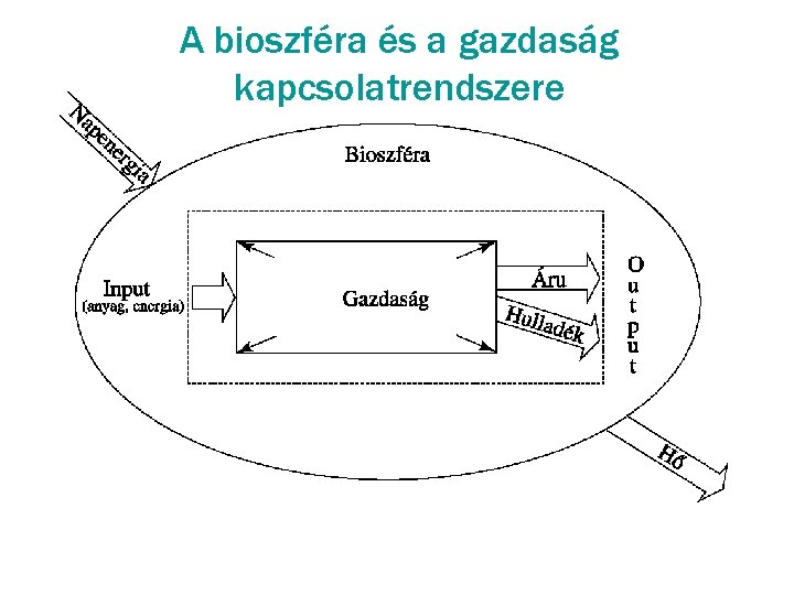 A bioszféra és a gazdaság kapcsolatrendszere 