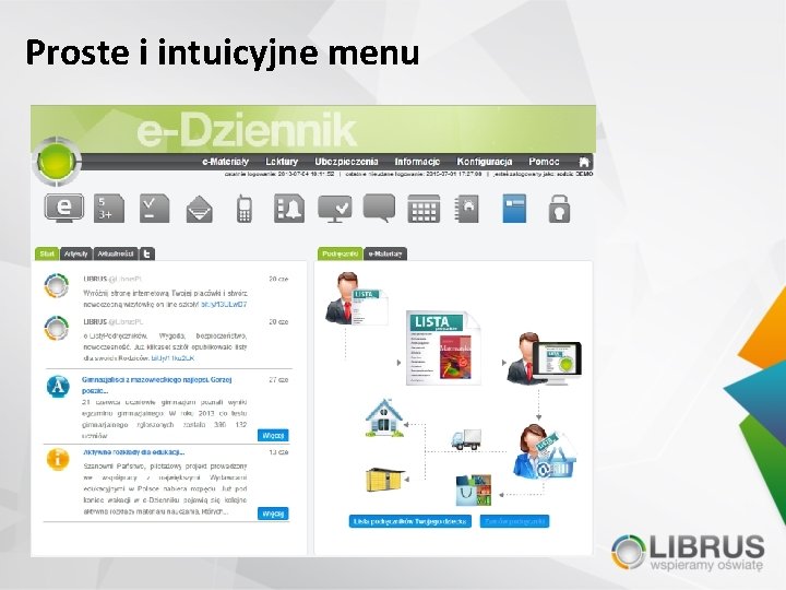 Proste i intuicyjne menu 