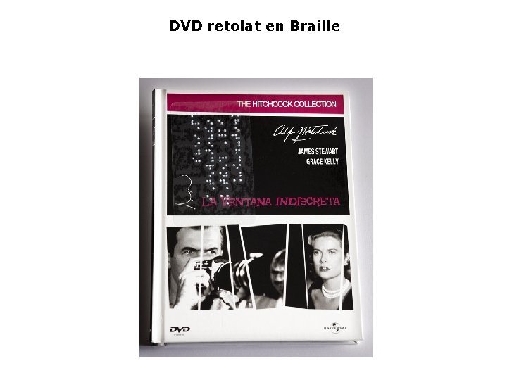 DVD retolat en Braille 