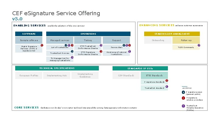 CEF e. Signature Service Offering v 5. 0 ENABLING SERVICES SOFTWARE OPERATIONS Sample software