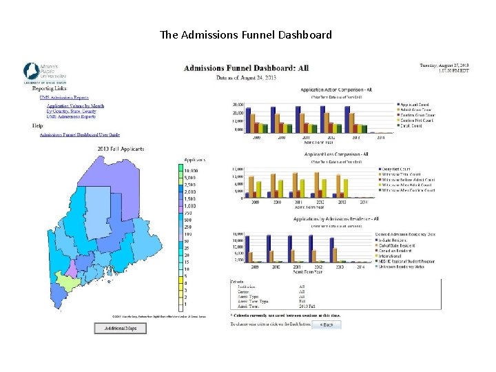 The Admissions Funnel Dashboard 